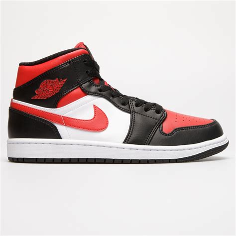 nike air jordan 1 mid rot weiß|jordan 1 finish line shoes.